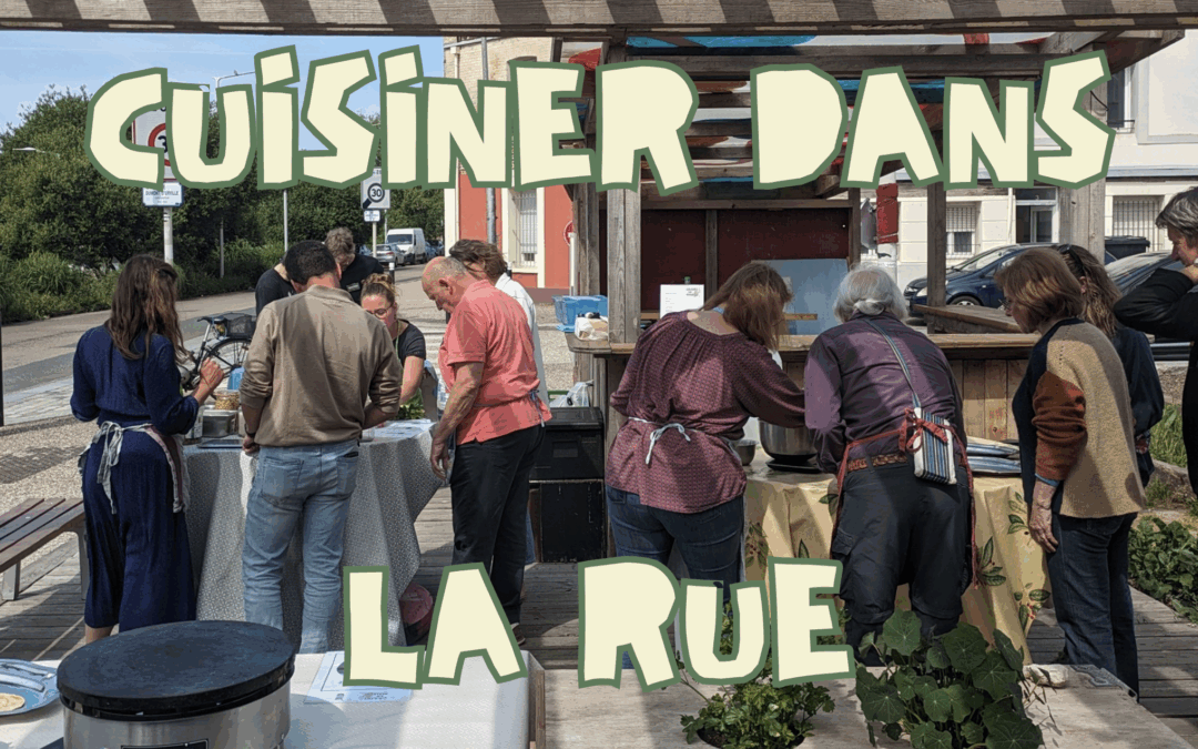 Cuisiner des produits dans la rue